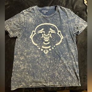 True Religion Blue Graphic Tee